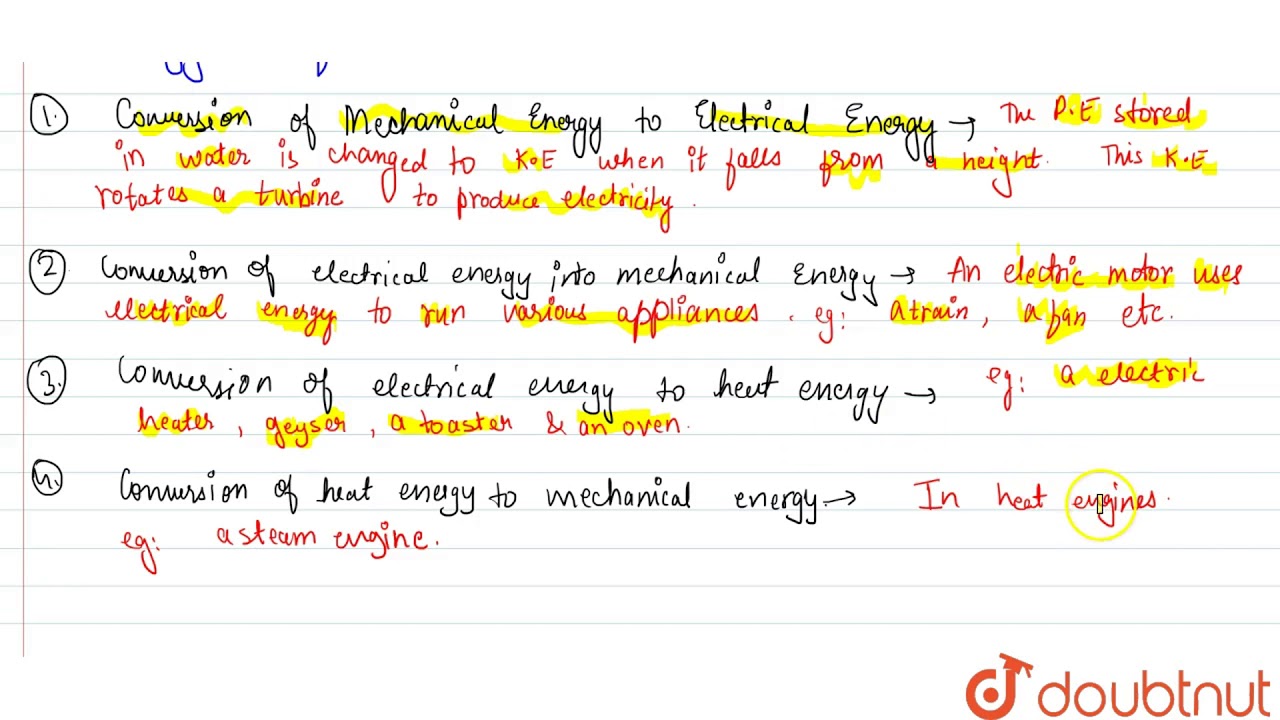 ENERGY FORMS ARE INCONVERTIBLE ?