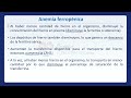 Hematología - Anemia ferropénica
