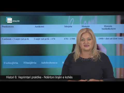 Histori 6 - Veprimtari praktike: Ndërtoni linjën e kohës
