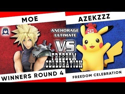 Anchorage Freedom Celebration: Moe (Cloud, Lucina) vs AztekzZZ (Pikachu) - SSBU Winners Round 4