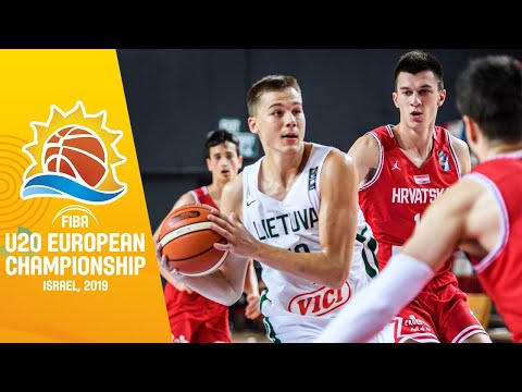 Баскетбол LIVE — Croatia v Lithuania — FIBA U20 European Championship 2019