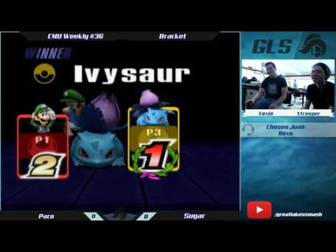 CMU Weekly 36 - Paco (Random/Game and Watch) vs. Sugar (Ivysaur)