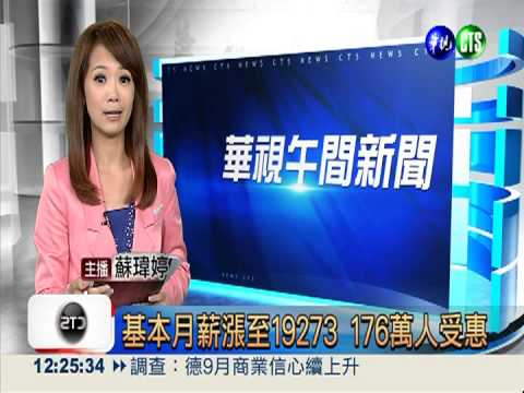 江揆拍板定案! 基本工資雙漲