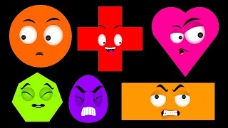 Shapes for Children to Learn Kids Learning Videos Let's Learn Shapes Rhymes Children's Songs