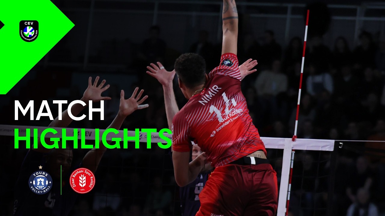 Highlights | TOURS VB vs. Ziraat Bankkart ANKARA | CEV Champions League Volley 2026