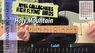 Noel Gallagher&#39;s High Flying Birds - Holy Mountain | guitar lesson