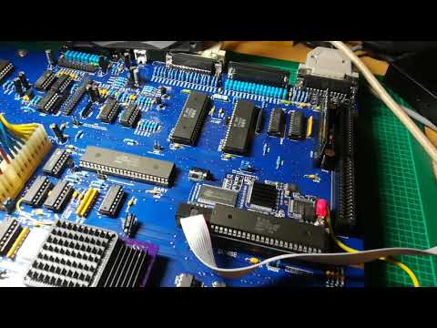 AMIGA 2000 BLUE NEW Mainboard 2MB CHIP Ram