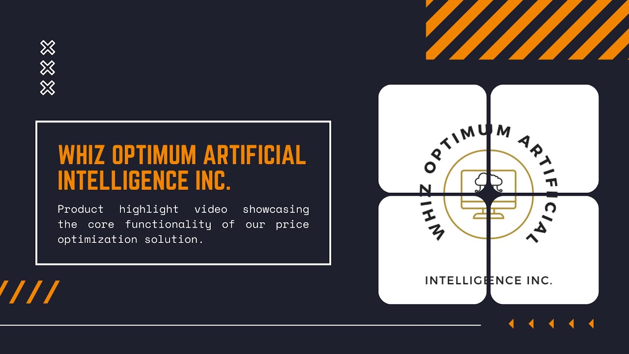 Whiz Optimum AI Inc: Demo of Our Price Optimization Solution