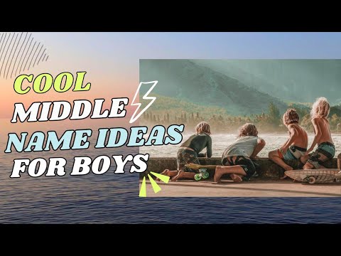 USEABLE & COOL MIDDLE NAME IDEAS FOR BOYS - Trendy Baby Names for Boys!