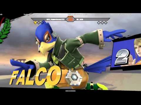 BFG| GameGenie222 (Falco) Vs. HL| QED (ZSS) - LTL | HTC Smash 4 TuesdayZ Singles