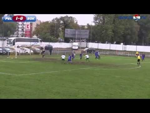 Skrót meczu Pelikan Łowicz - Sokół Ostróda 16102016