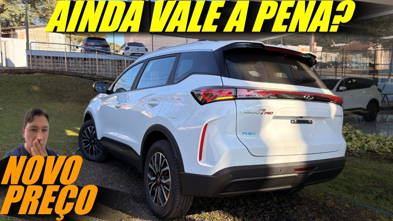 NOVO CAOA CHERY TIGGO 7 PRO PHEV 2027 AINDA VALE A PENA? Novo Preço e todos detalhes