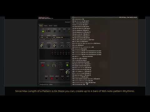 Harpie 4T Trancer RR Mode - Trance Arpeggiator Demo : Akai Force MockbaMod