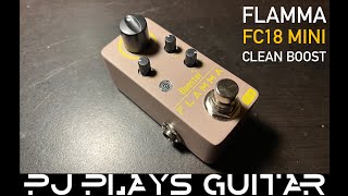 Video thumbnail for Flamma FC18 Clean Boost Demo and Review by Medins Make Music