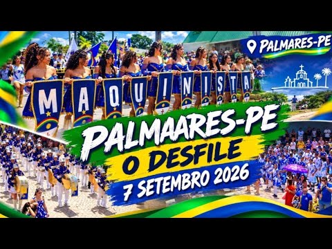 Desfile de 7 Setembro em Palmares-PE, 2026.#7setembro
