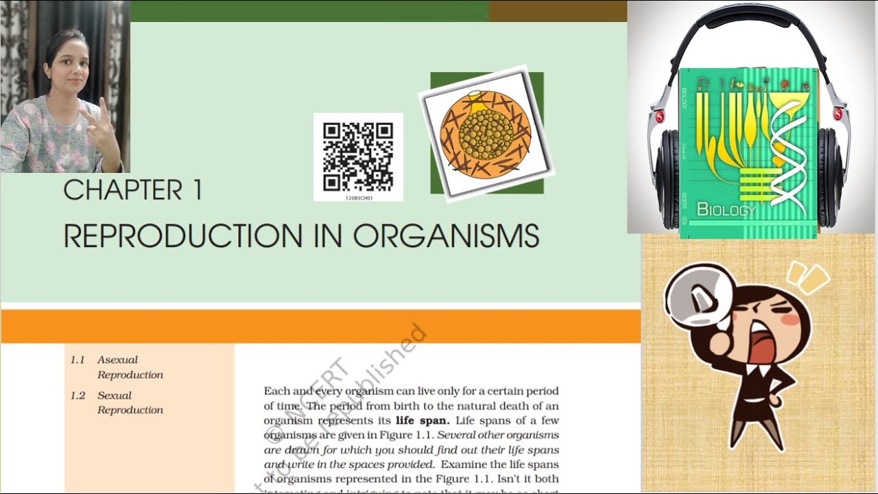 Ch 1 Reproduction In Organism NCERT Biology ( Reading Only)  | NCERT Biology Class 12 Audio Books