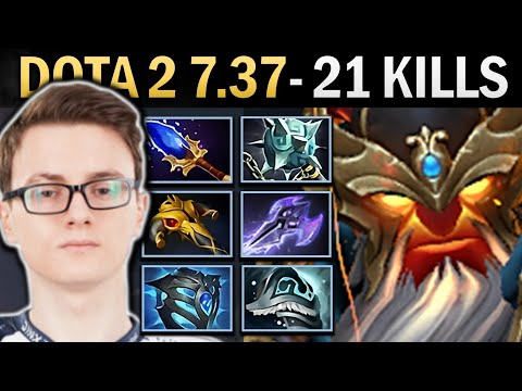 Ember Spirit Dota 2 7.37 Miracle with 21 Kills and Gleipnir - TI13