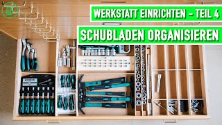 Werkstatt einrichten - Teil 4: Schubladen organisieren und aufräumen | Jonas Winkler