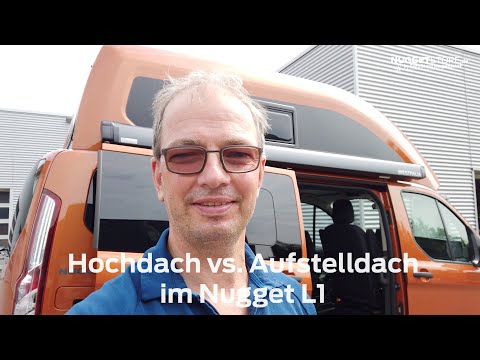 Ford Nugget Produktvorstellung - Vorteile des Hochdachs im L1