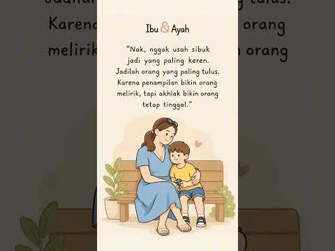 Penampilan Bikin Orang Melirik, Tapi Akhlak Bikin Orang Tetap Tinggal #ibudanayah