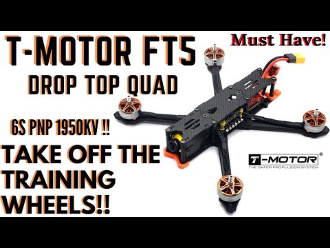 T-Motor FT5 Ready To Fly Drone - First Of It's Kind - Drop Top Quad