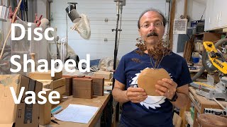 Woodturning a Disc Shaped Bud Vase