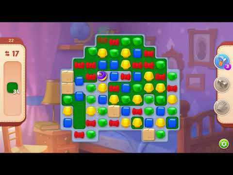 Homescapes level 22 - Gameplay