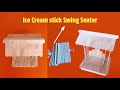 DIY Hanging Swing Seater From Ice Cream Sticks ‍ ️ Diy Craft