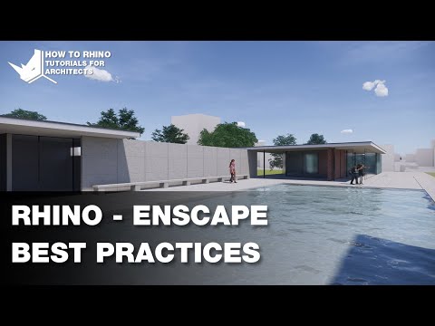 Rhino Enscape Tutorial - Best practices with textures and materials
