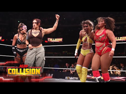 Kris Statlander SAVES Harley Cameron, Willow Nightingale & Queen Aminata! | AEW Collision, 8/23/25