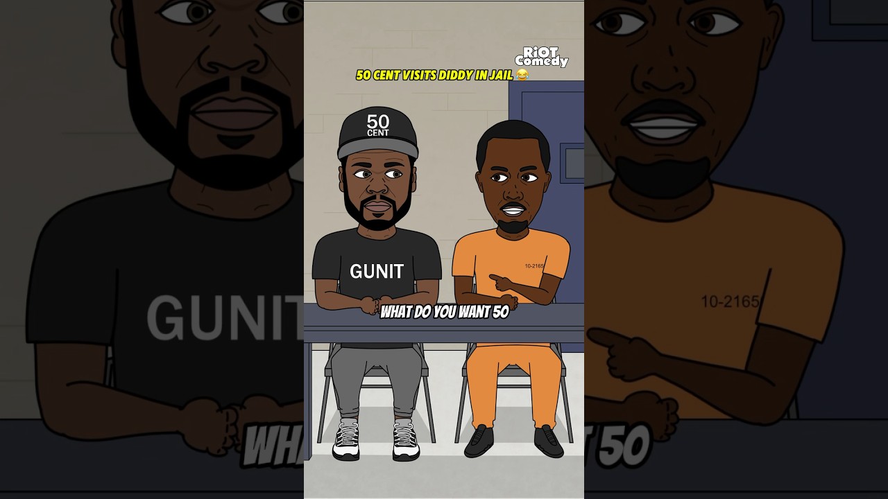 50 Cent Visits Diddy In Jail To Help Him Make The Documentary 😂 #diddy #pdiddy