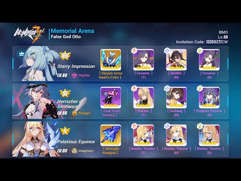 [HI3 SEA] Exalted MA - False God Otto (SSS) 47856 - SI, PE(S2), HoS(SS)