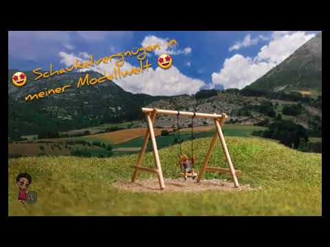 So habe ich die Modell-Schaukel in 1:87 - H0 gebaut
