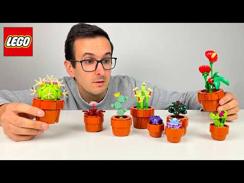 LEGO® Icons Miniatiūriniai augalai (10329) video