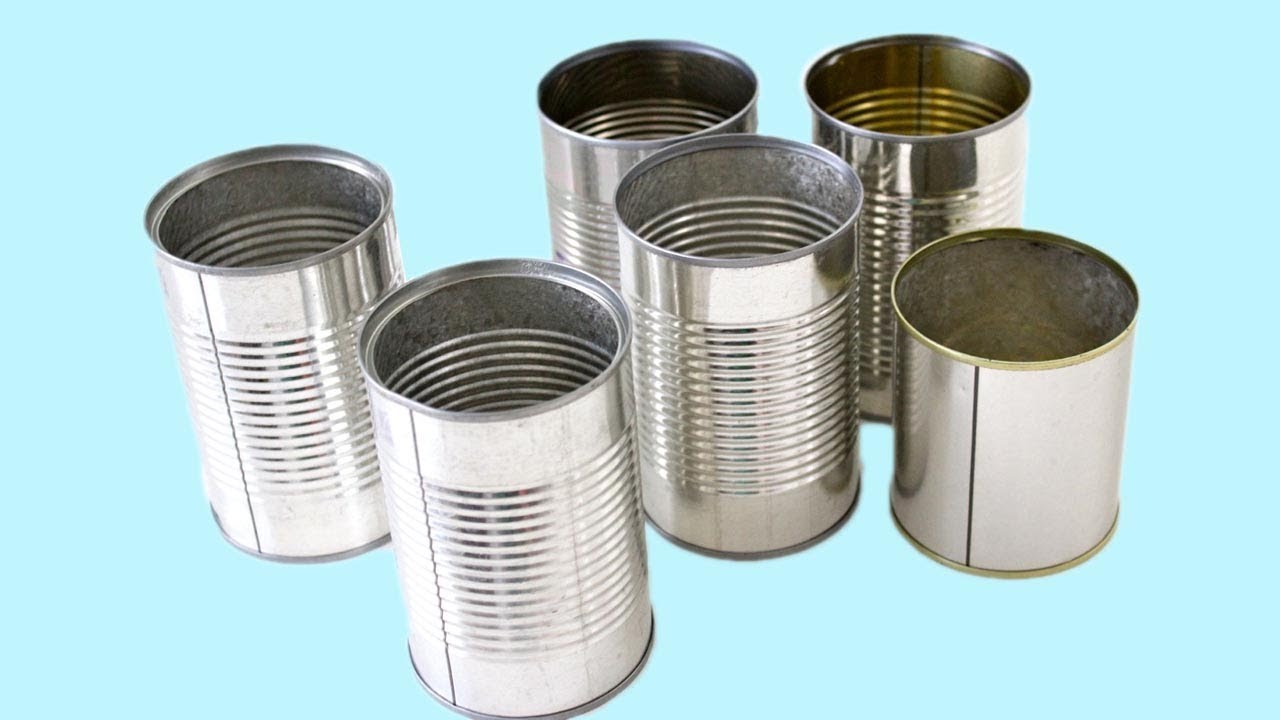 3 SUPER EASY TIN CAN DESIGNS! Tin Can Recycle Crafts