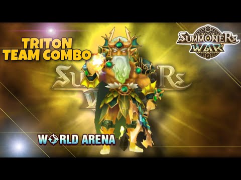 Triton Team Combo in World Arena Ep 3 - Summoners War