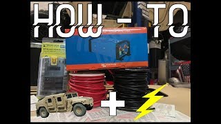 Installing a Step Down Converter on a Humvee 24/12 volt converter | BULLET HACKS