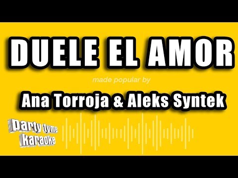 Duele El Amor - Pistas De Alex Syntek