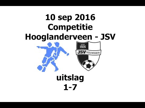20160910 Hooglanderveen - JSV JO14 1-7