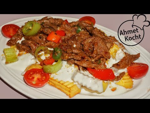 Sultan Kebab mit Pommes