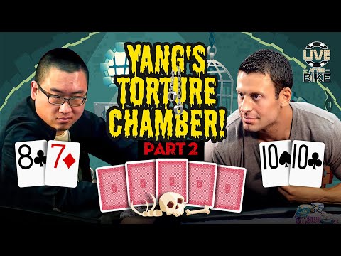 Yang Brings PAINFUL TORTURE AGAIN on High Stakes Cash Game! ♠ Live at the Bike!