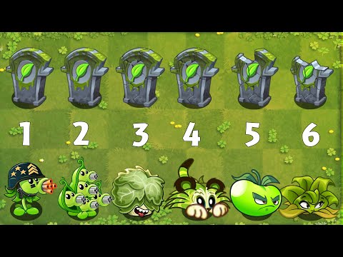 Pvz 2 Challenge - Random Team Plants Vs 3 Gravestone Battlez With 5 Plant Food - Who Will Win ？
