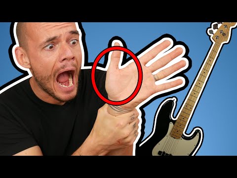 E-BASS für ANFÄNGER - SCHMERZEN und VERKRAMPFUNG in der Hand?