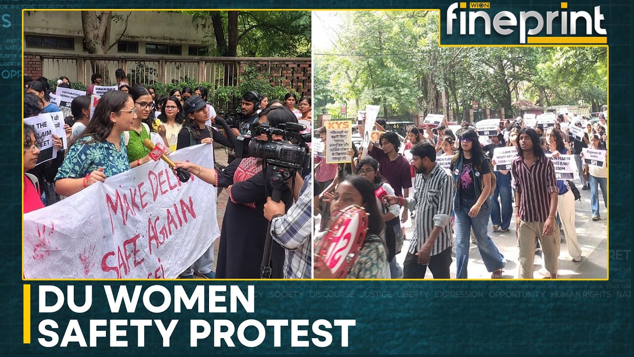 Delhi Rape Case: DU Female Students Protest Demanding Security and Accountability | WION FINEPRINT