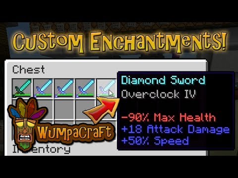 WumpaCraft - Custom/Fake Enchantments in Vanilla Minecraft!