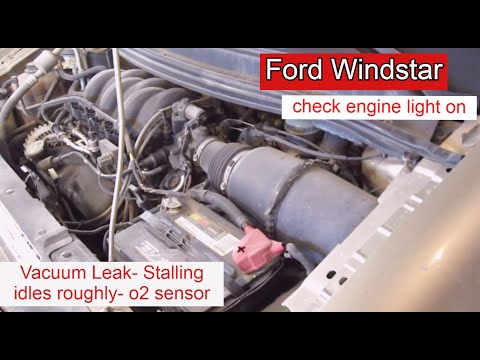 Vacuum Leak- Stalling ,idles roughly, check engine light on