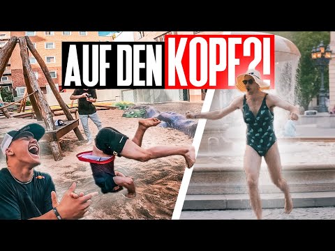 PARKOUR FAILS ohne Ende! | Stunt MASSAKER in Frankfurt! | Schlappen x @StefanDollingerPk
