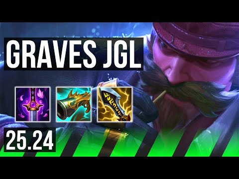 GRAVES vs TRUNDLE (JGL) | 51K damage, 5k gold comeback | NA Master | 25.24