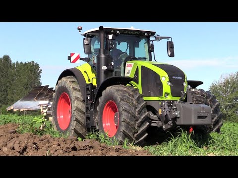 Claas Axion 960 + ERMO plowing - POV & on board multicam