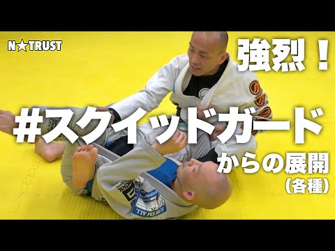 【ブラジリアン柔術】スクイッドガードからの展開